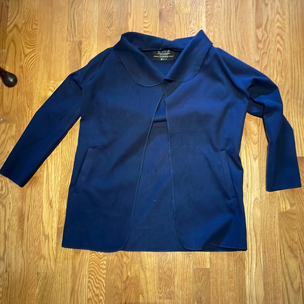 CM3 Outfitters Blue Suede Coat Women’s Small